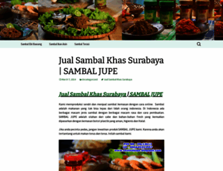 jualsambalonline.wordpress.com screenshot