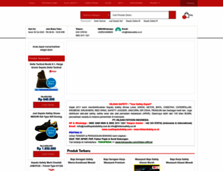 jualsepatusafety.com screenshot