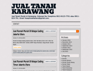 jualtanahkarawang.wordpress.com screenshot
