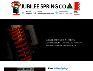 jubilee-springs.com.au screenshot