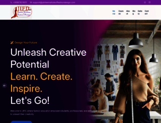 jubileeinstituteoffashiondesign.com screenshot