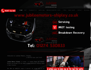 jubileemotors-shipley.co.uk screenshot
