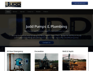 juddpumpsandplumbing.com screenshot
