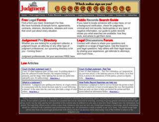 judgment.com screenshot