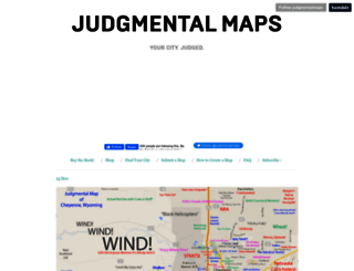 judgmentalmaps.com screenshot