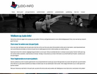 judo-info.nl screenshot