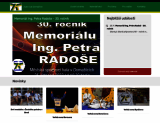 judoclub-domazlice.cz screenshot