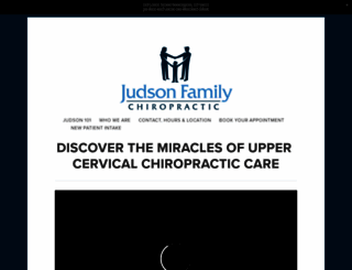 judsonchiropractic.com screenshot