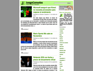 juegoconsolas.com screenshot