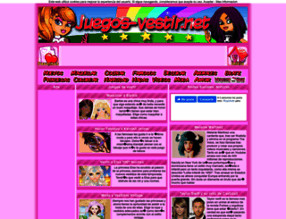 juegos-vestir.net screenshot
