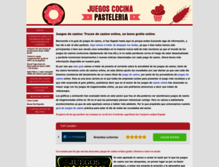 juegoscocinapasteleria.com screenshot