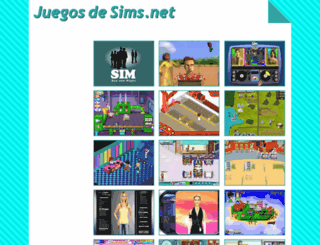 juegosdesims.net screenshot