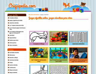 juegosinfantiles.chiquipedia.com screenshot