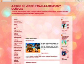 juegosvestirymaquillarmunecas.blogspot.com screenshot