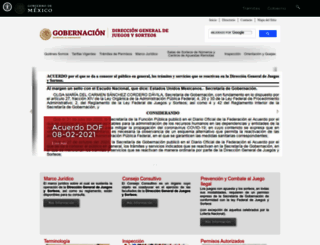 juegosysorteos.gob.mx screenshot