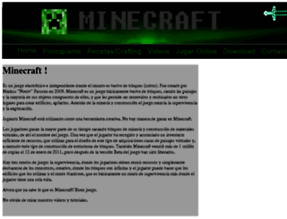 jugarminecraft.net screenshot