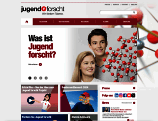 jugend-forscht.de screenshot