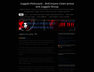 juggaloholocaust.wordpress.com screenshot