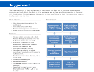 juggernaut.rubyforge.org screenshot