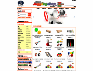 jugglingshop.co.kr screenshot