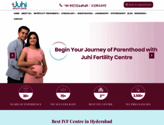 juhifertility.com screenshot