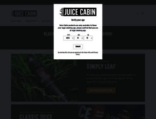 juicecabin.co.uk screenshot