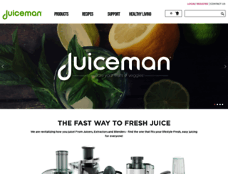 juiceman.com screenshot