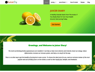 juicerdiary.com screenshot