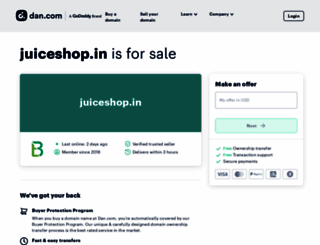 juiceshop.in screenshot