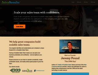 juicyresults.com screenshot