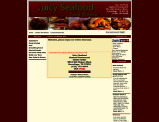 juicyseafoodhermitage.com screenshot