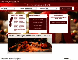 julbordsportalen.se screenshot