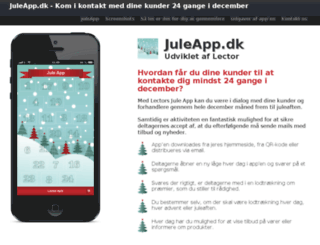 juleapp.dk screenshot