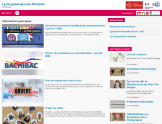jules-michelet.entmip.fr screenshot