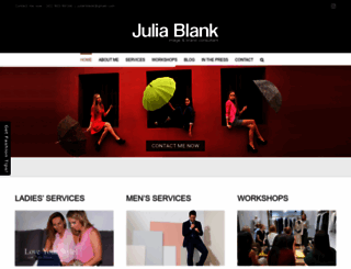 julia-blank.com screenshot