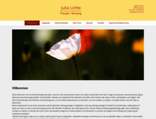 julia-lichte.de screenshot