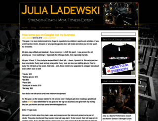 julialadewski.com screenshot