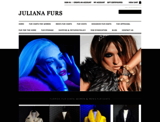 julianafurs.com screenshot