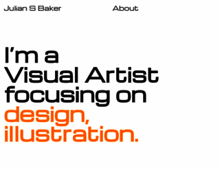juliansbaker.com screenshot