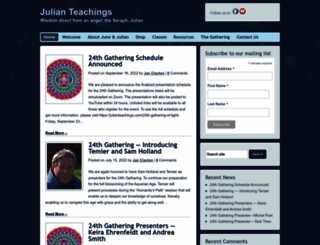 julianteachings.com screenshot