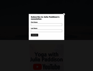 juliapaddison.com screenshot