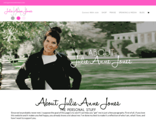 julieannejones.com screenshot