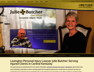 juliebutcherlaw.com screenshot