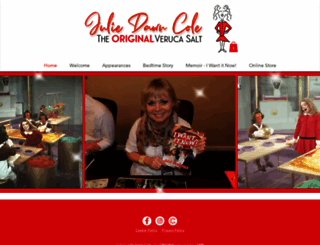 juliedawncole.co.uk screenshot