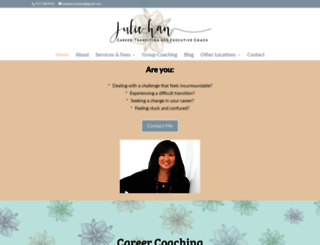 juliehancoaching.com screenshot