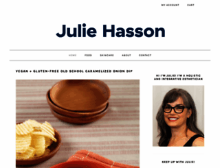 juliehasson.com screenshot