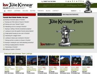 juliekinnear.com screenshot