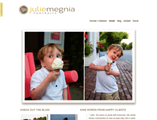 juliemegniaphotography.com screenshot