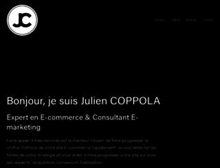 juliencoppola.com screenshot