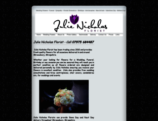 julienicholasflorist.webs.com screenshot